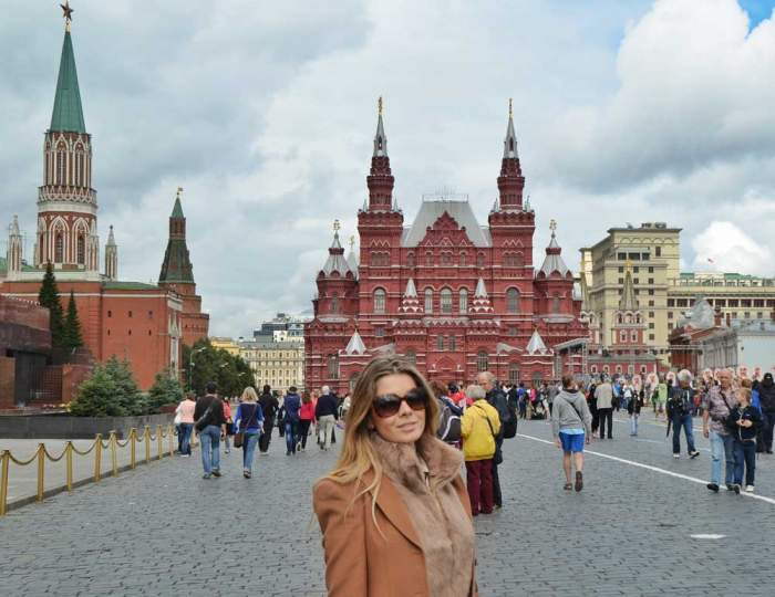 Praça Vermelha em Moscou na Rússia