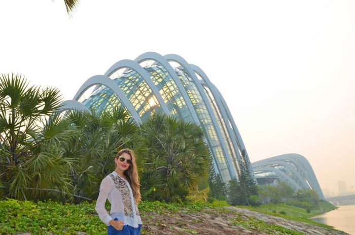 Cloud Forest e Flower Dome em Singapura
