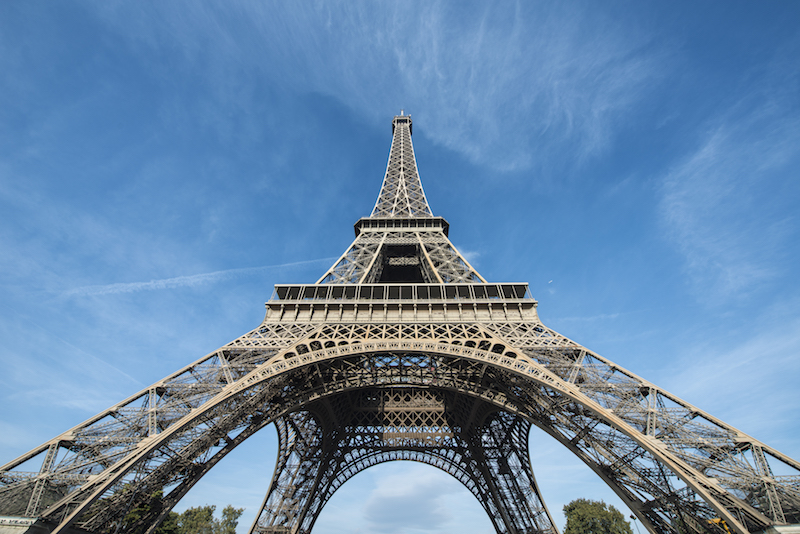melhor angulo pra foto da Torre Eiffel 