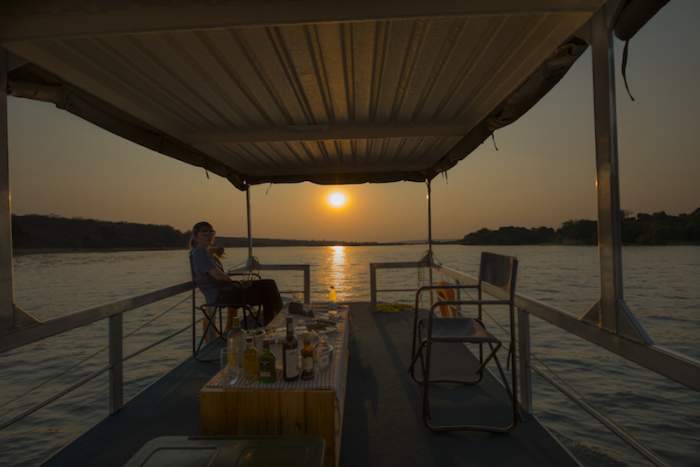 Cruzeiro no rio Zambezi