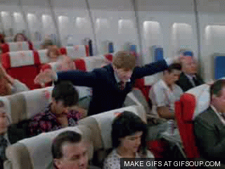 passageiro chato no avião